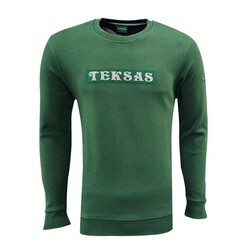 BURSASTORE - Çocuk Sweat 0 Yaka Teksas Yeşil