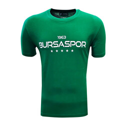 Çocuk T-Shirt 0 Yaka Bursaspor Yıldız Yeşil - Thumbnail