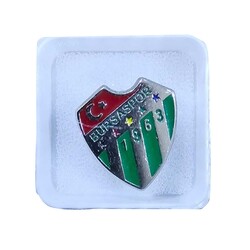 BURSASTORE - Rozet Kutulu Gri Yaka Logo (1.70x1.90 mm)