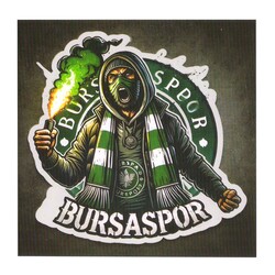 BURSASTORE - Sticker Bursaspor Meşale (10x9,5)