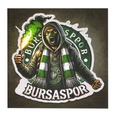 Sticker Bursaspor Meşale (10x9,5)