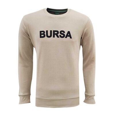 Sweat 0 Yaka Bursa Bej