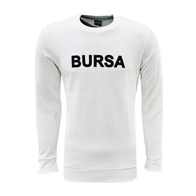 Sweat 0 Yaka Bursa Beyaz