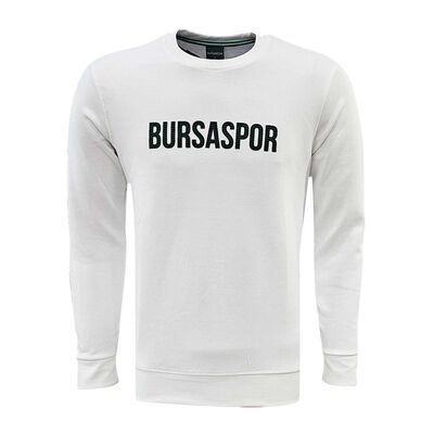 Sweat 0 Yaka Bursaspor Beyaz