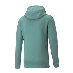 BURSASTORE - Sweat Puma Fermuarlı Kapşonlu Logo Mint Yeşil (1)