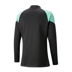 BURSASTORE - Sweat Puma Yarım Fermuar Logo Turkuaz (1)