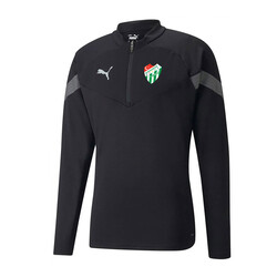 BURSASTORE - Sweat Puma Yarım Fermuar Siyah