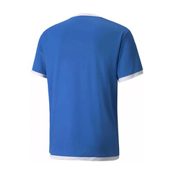 BURSASTORE - T-Shirt Puma 0 Yaka Logo Mavi Beyaz (1)