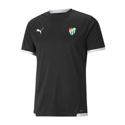 BURSASTORE - T-Shirt Puma 0 Yaka Logo Siyah Beyaz