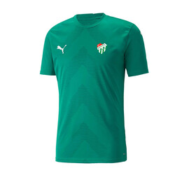 T-Shirt Puma 0 Yaka Logo Yeşil - Thumbnail