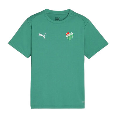 T-Shirt Puma 0 Yaka Yeşil Logo