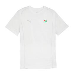 T-Shirt Puma Basic 0 Yaka Logo Beyaz - Thumbnail