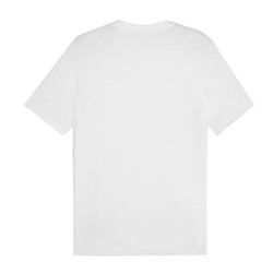 BURSASTORE - T-Shirt Puma Basic 0 Yaka Logo Beyaz (1)