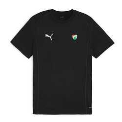 T-Shirt Puma Basic 0 Yaka Logo Siyah - Thumbnail