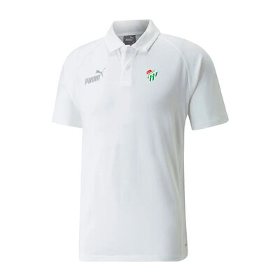 T-Shirt Puma Polo Yaka Logo Beyaz