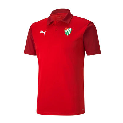 T-Shirt Puma Polo Yaka Logo Kırmızı